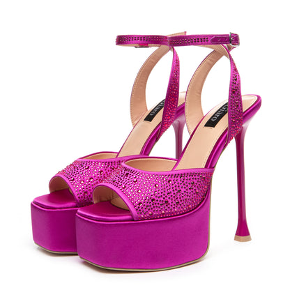 GALA FUCHSIA SATIN