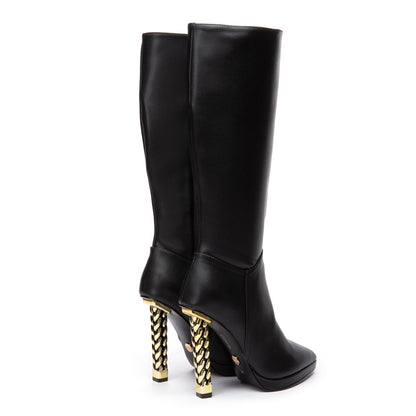 AFFAIRE KNEE HIGH / ADALINE / BLACK MATTE