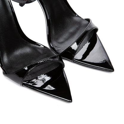 TARA - BLACK PATENT LEATHER