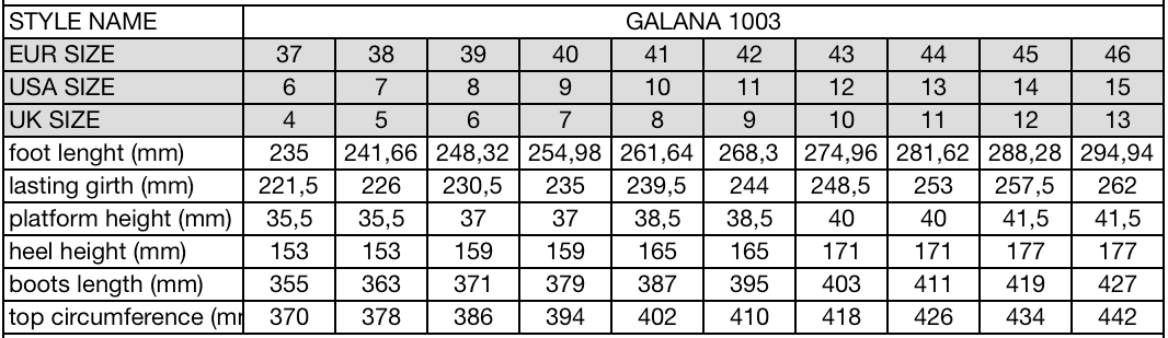 GALANA 1003 BLACK WHITE