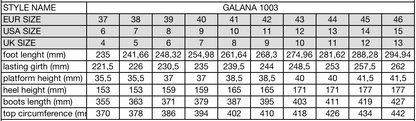 GALANA 1003 BLACK WHITE