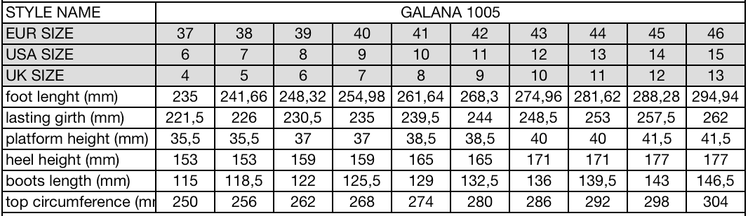 GALANA 1005 BLACK WHITE